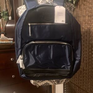 Elegant Navy Blue Backpack